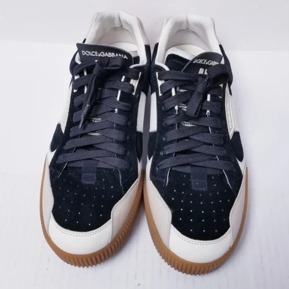Dolce & Gabbana Multicolor Leather And Suede Miami LowTop EU 42 US 9 ( EUC)